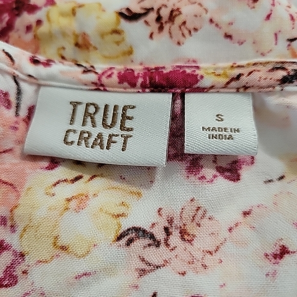 True Craft Dress Bo-ho Size S Floral EUC - Picture 11 of 11